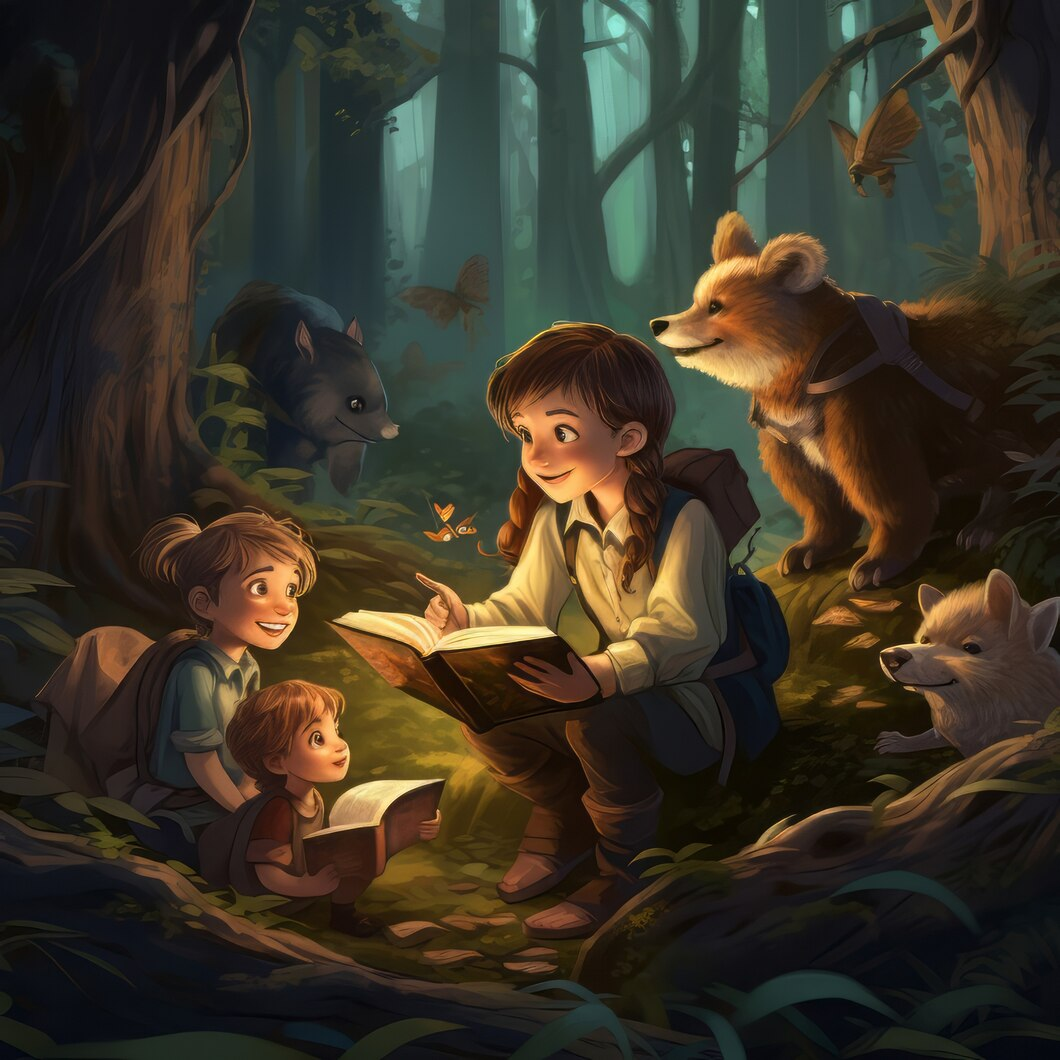 Children's storybook illustration
